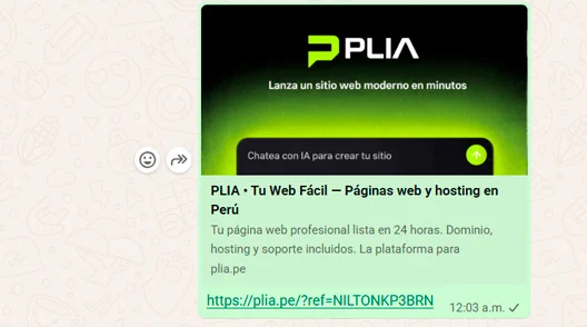 Paso 5: Compártelo y vende — cómo usar el panel de afiliados de PLIA