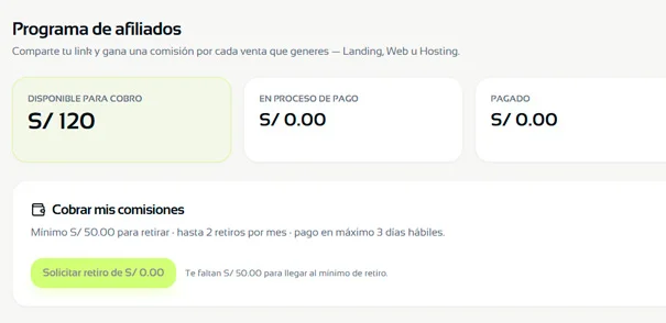 Paso 6: Revisa tus ganancias — cómo usar el panel de afiliados de PLIA